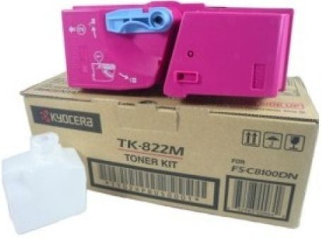 Toner Kyocera TK-822M Original Magenta para Kyocera FS-8100D (Fin de inventario)